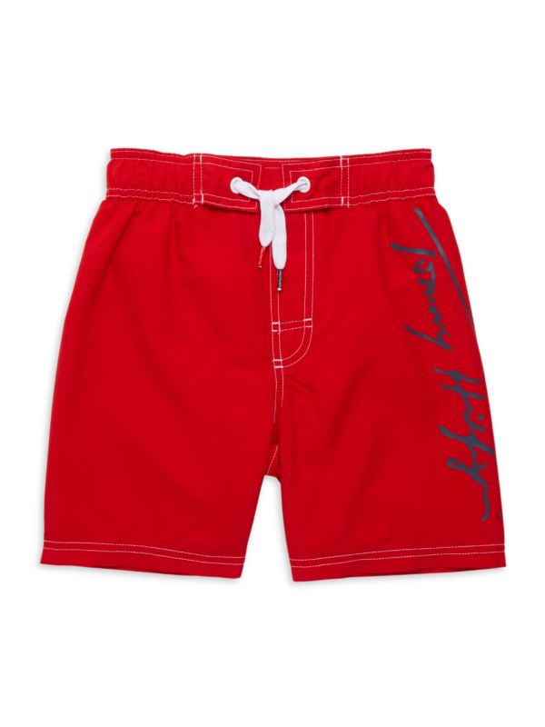 Tommy Hilfiger Boy's Script Logo Board Shorts